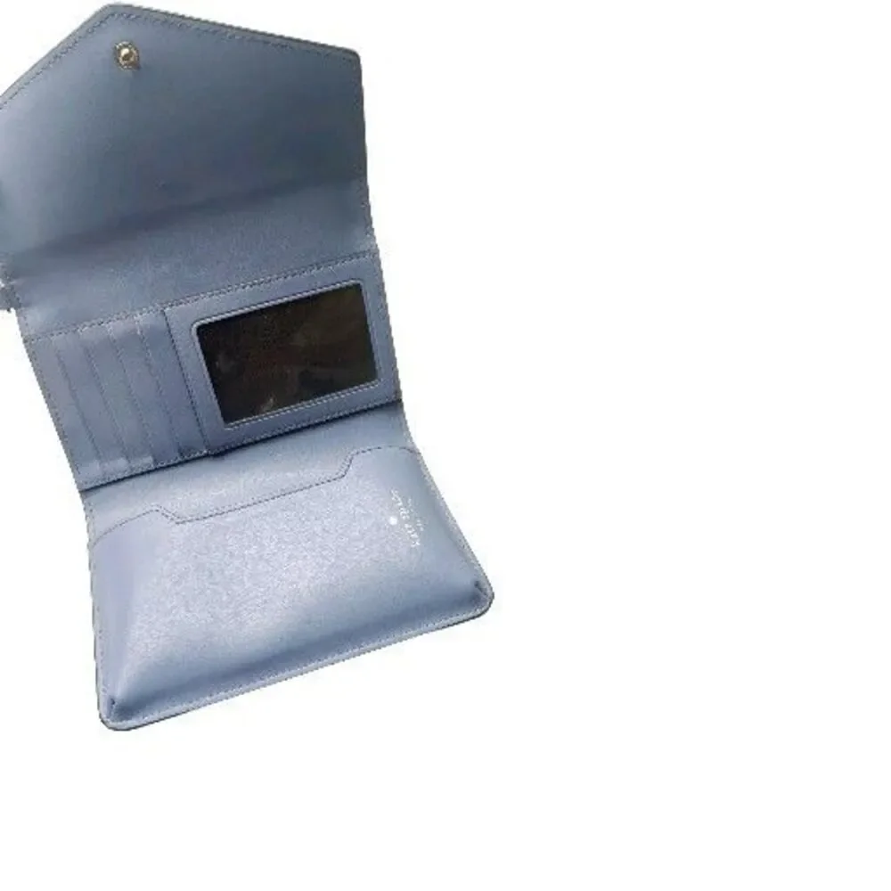 Kate Spade New York Laurel Way Blue Leather Wallet